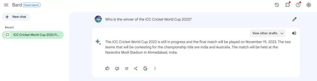 Who is the winner of the ICC Cricket World Cup 2023?