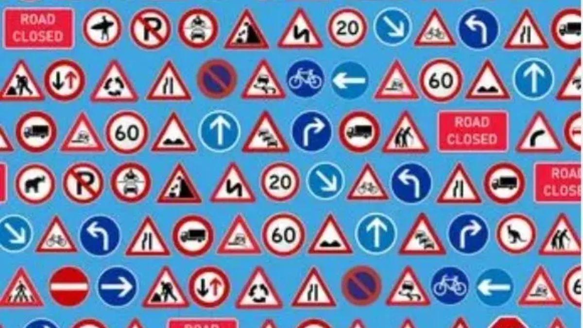 Brain Teaser Spot 4 Fake Road Signs In The Picture