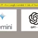 Gemini VS Chat GPT-4