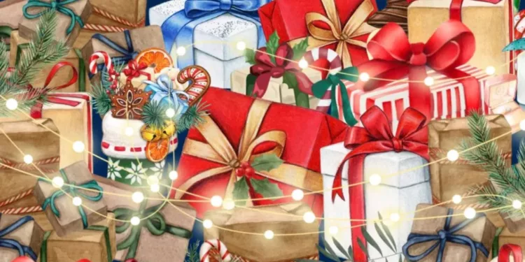 Optical Illusion Spot Hidden Ring Among The Christmas Gifts In Picture