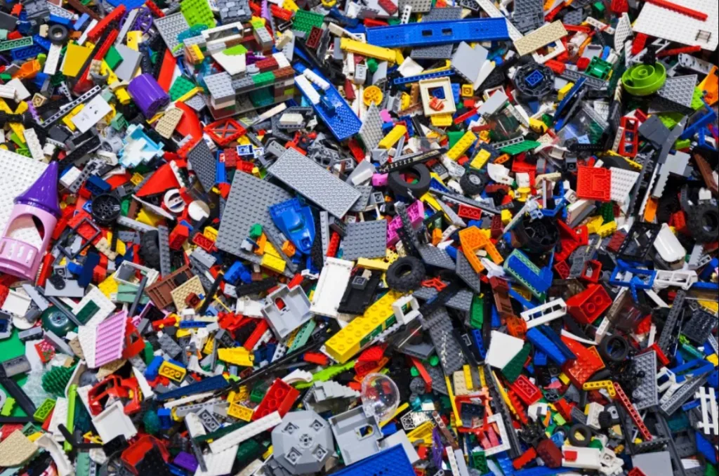 Spot 4 Toy Trees In The Lego Pile In The Picture Brain Teaser