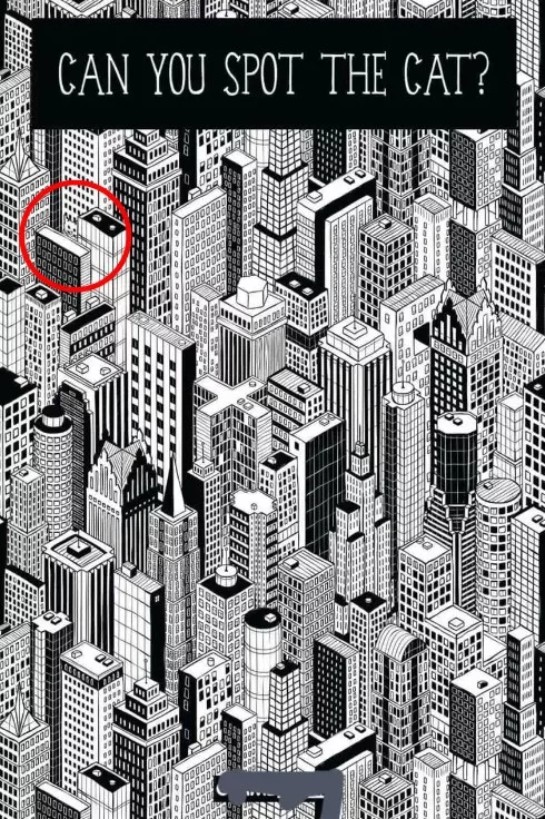 Spot Hidden Among The Buildings In The Picture Optical Illusion Answer