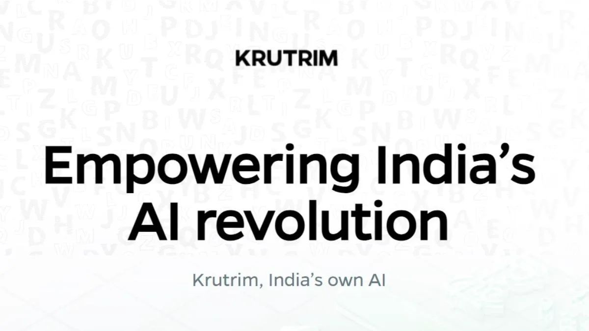 all you need to know about krutrim India's own ai platform