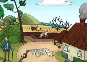 Can You Spot 26 Mistakes in the Picture of a Farmhouse Under 1 Minute?